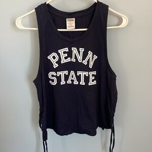 Penn State tank with side slits that tie PINK Victoria Secret